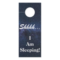 custom,shhh... i am sleeping" door hanger custom,shhh... i am sleeping" door hanger