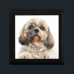 Custom Shih Tzu Dog Personalized Pet Photo Gift Box<br><div class="desc">Add your dog's or pet's photo and name to create a unique keepsake box that's bound to be in the family for years. It will be loved by all the family.

Perfect one-of-a-kind memorabilia makes a great gift for special days,  anniversaries,  birthdays,  holidays and new or adopted pet.</div>