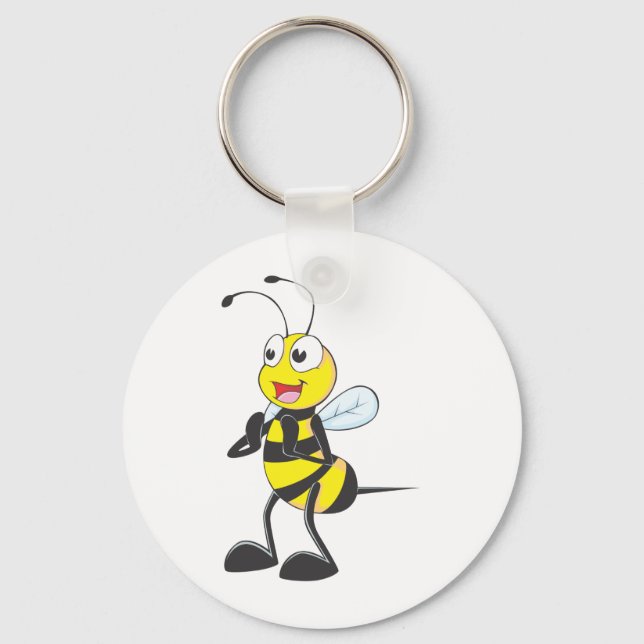 Custom Shirts : Clapping Hands Bee Shirts Keychain (Front)