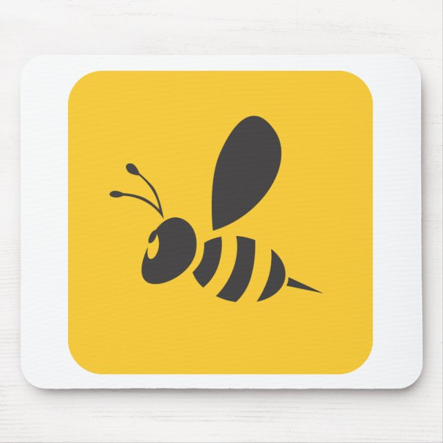 Custom Shirts :  Elegant Bee Icon Shirts Mouse Pad (Front)