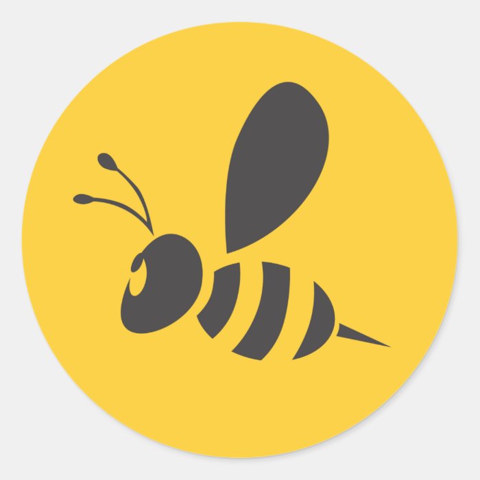 Custom Shirts   Elegant Bee Icon Shirts Stickers