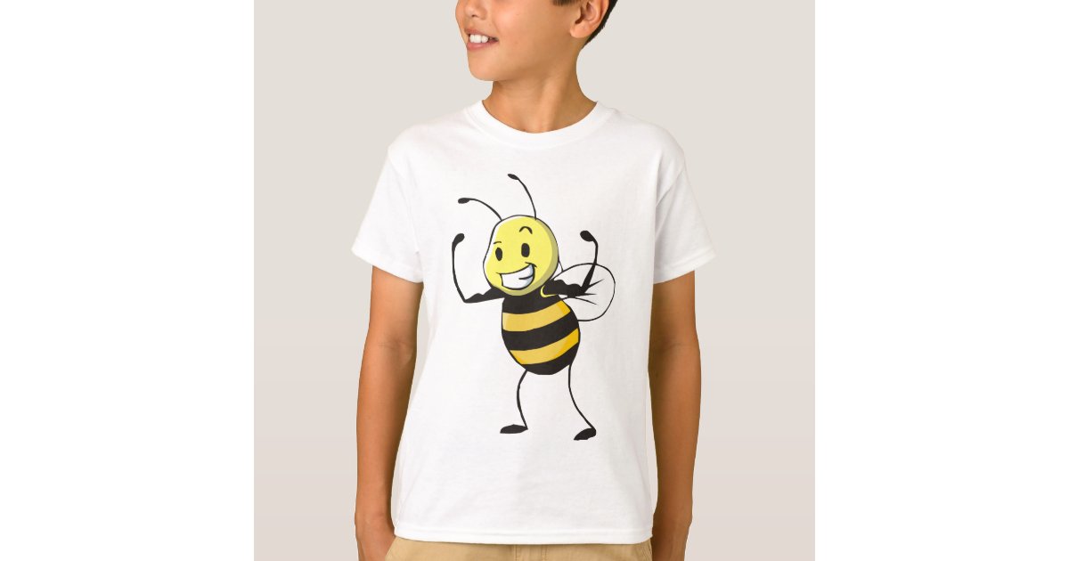 Custom Shirts : Strong Muscular Bee Shirts | Zazzle