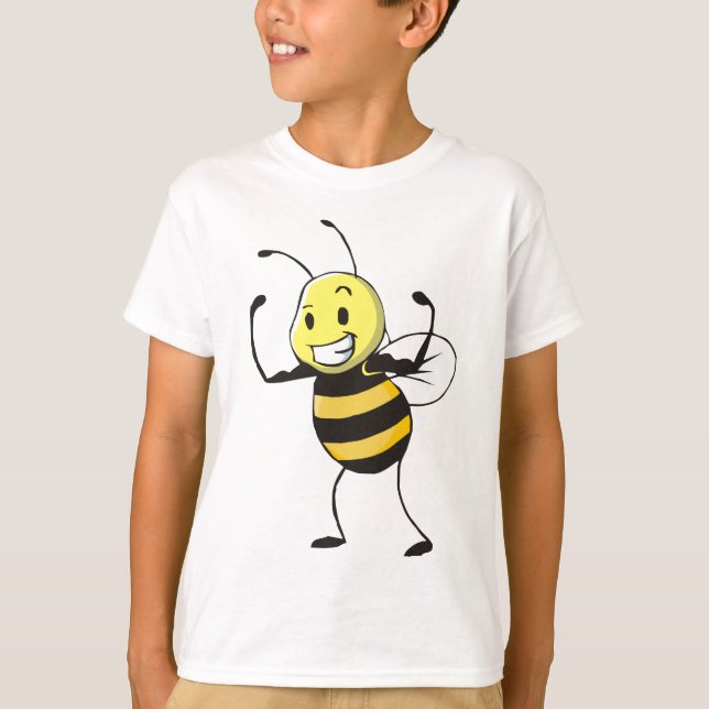 Custom Shirts : Strong Muscular Bee Shirts (Front)
