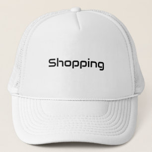 Custom Shopping Text Beautiful White color Trucker Hat