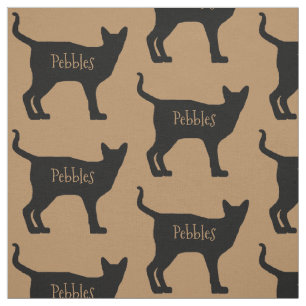 Custom Siamese Cat Fabric