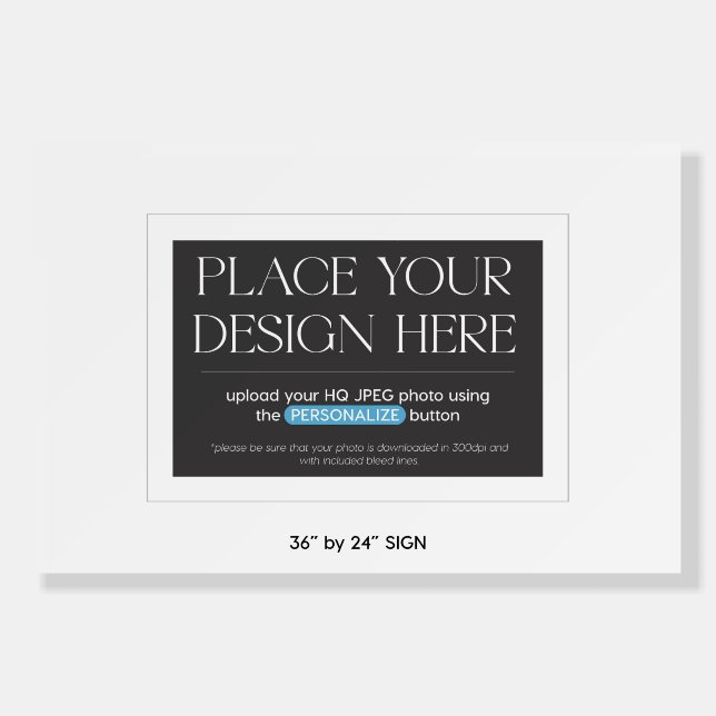 Custom Sign 36" x 24", Welcome sign, Seating Chart (Front)