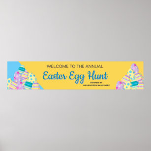 Custom Sign Easter Egg Hunt 