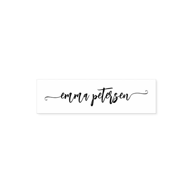 Custom signature modern script  self-inking stamp (Design)
