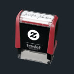 Custom Signature Personalized Self Inking Stamp<br><div class="desc">Add your name and create your personalized signature stamp. You can TRANSFER this DESIGN on other Zazzle products and adjust it to fit most of the Zazzle items. You can also click the CUSTOMIZE button to add, delete or change details like background color, text, font or some graphics. Standard Studio...</div>