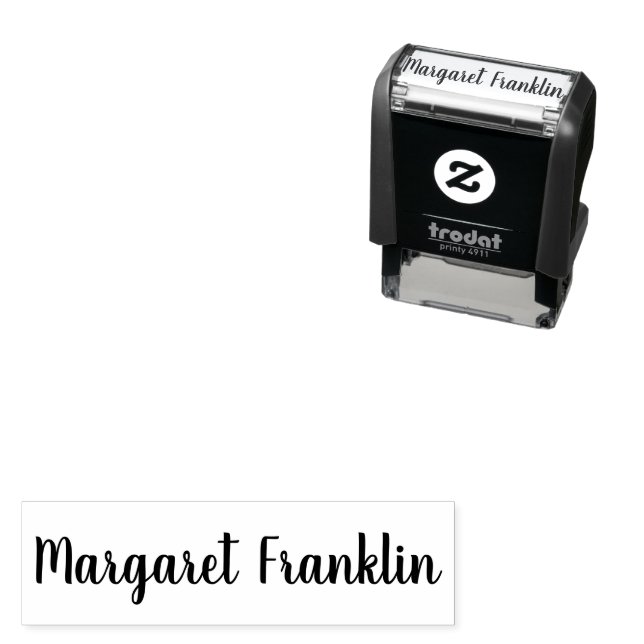 Custom Signature Personalized  Self-inking Stamp (In Situ)