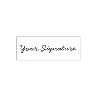 custom signature self-inking stamp