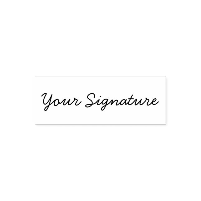 custom signature self-inking stamp (Design)