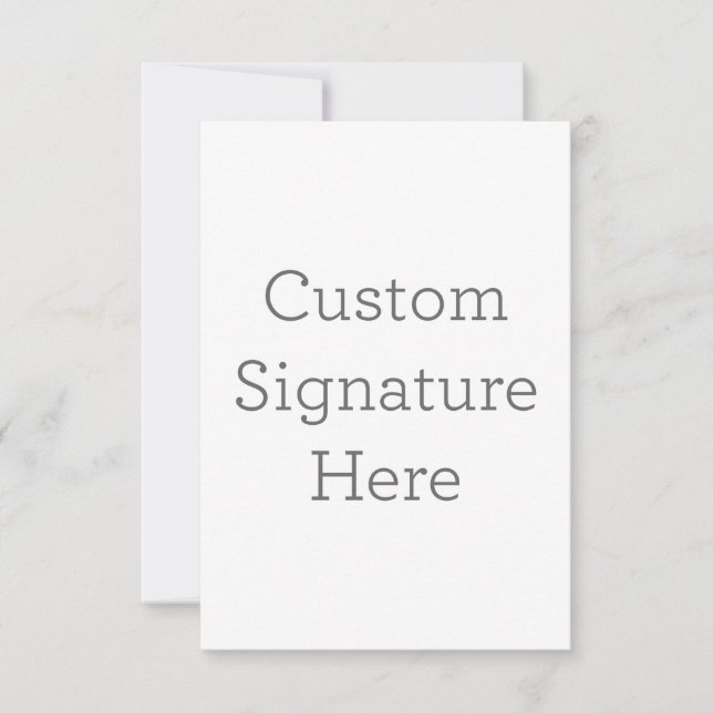 3.5" x 5" Flat Thank You Card (Front)