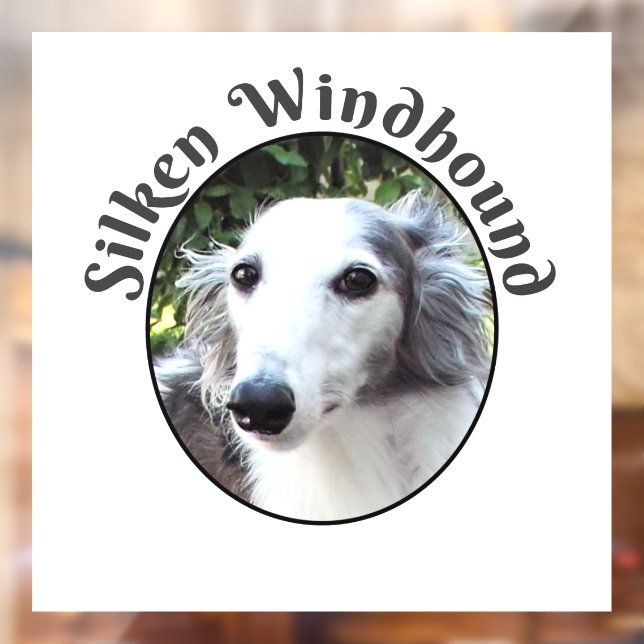 Custom Silken Windhound  Window Cling (Sheet 2)
