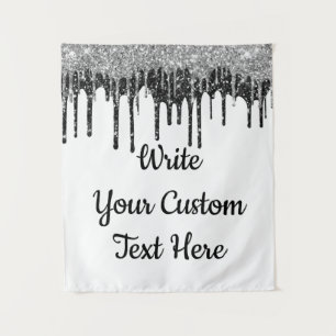 Custom Silver Anniversary Photo Booth Backdrop