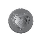 Custom Silver Color Wedding Anniversary Emblem