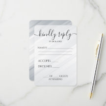 Custom Silver White Diagonal Lines Wedding