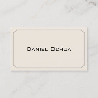 CUSTOM Simple Border Business Card