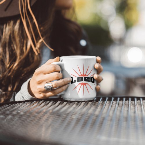 Custom simple Business logo Brand Company swag Coffee Mug