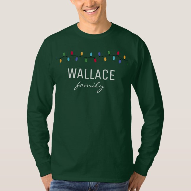 Custom Simple Christmas Family Reunion T-Shirt (Front)