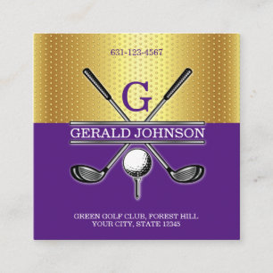 Custom Simple Elegant Gold Gradient Business Card