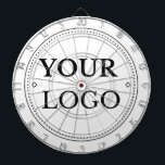 Custom Simple Logo Business Promotional Dart Board<br><div class="desc">Personalize this ping pong paddle with your professional business logo. Grow your business and add this branded dart board to your promotional materials. Easy to customize. Matching products available.</div>