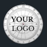 Custom Simple Logo Business Promotional Dart Board<br><div class="desc">Personalize this ping pong paddle with your professional business logo. Grow your business and add this branded dart board to your promotional materials. Easy to customize. Matching products available.</div>