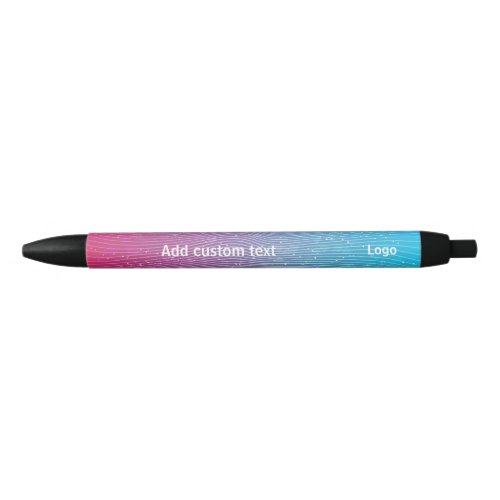 custom simple message business text gift ink pen