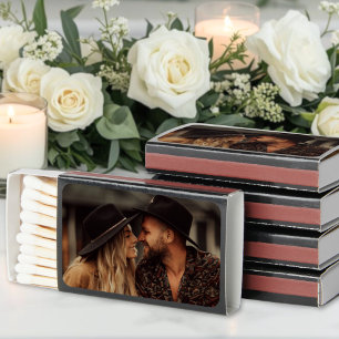 Custom Simple Minimalist Photo Matchboxes