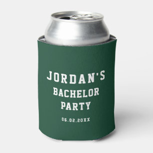 bachelor party coolie, good times good beer beverage insulator