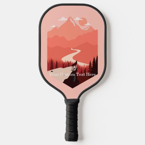 Custom Simple Photo Collage Pickleball Paddle