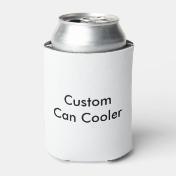 Custom Simple Photo Collage Template Can Cooler by ReligiousStore at Zazzle
