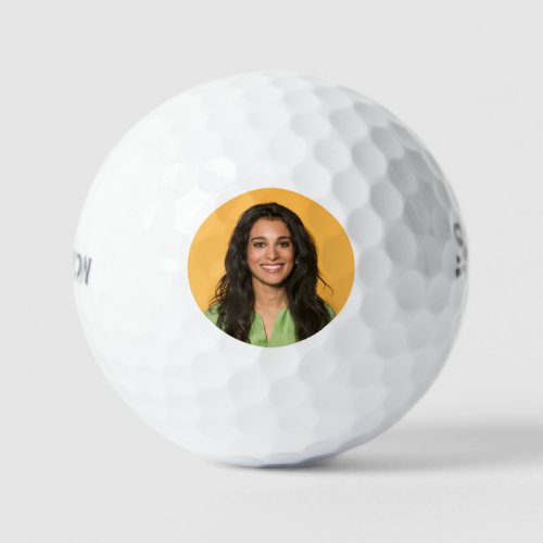 Custom Simple Photo Golf Balls