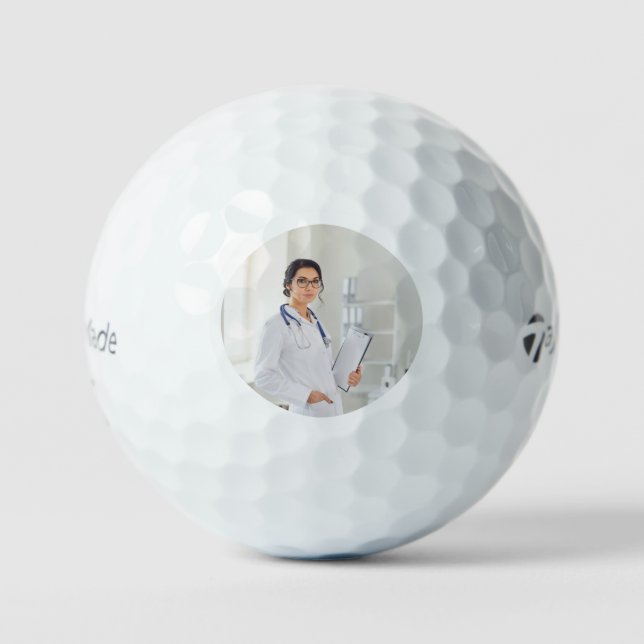 Custom Simple Photo Golf Balls (Front)
