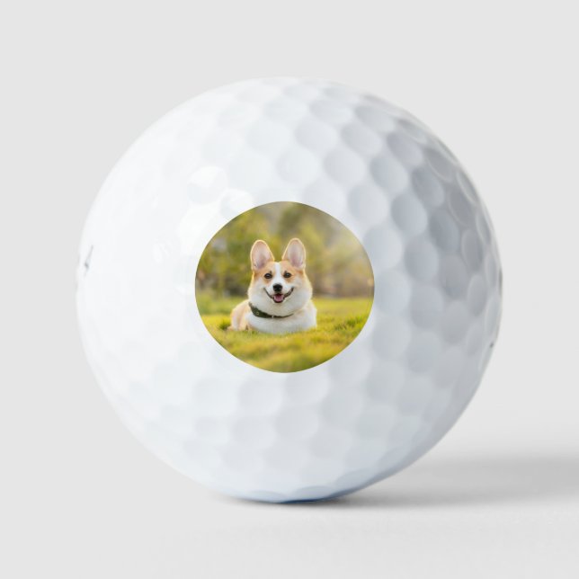 Custom Simple Photo Golf Balls (Front)