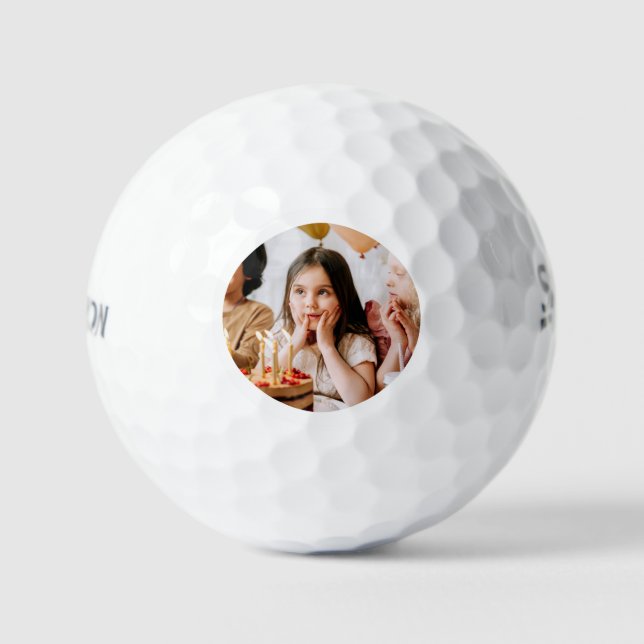 Custom Simple Photo Golf Balls (Front)