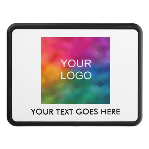 Custom Simple Template Upload Company Logo Here Hitch Cover