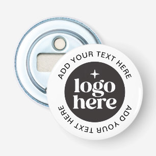 Custom Simple Text Business Logo Bottle Opener