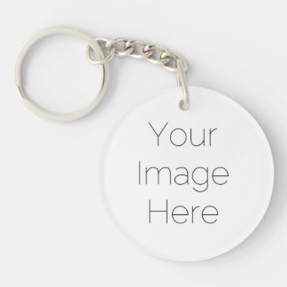 custom single photo Acrylic Keychain