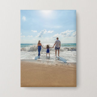 Custom Single Photo Personalized Button