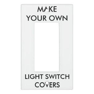 Custom Single Rocker Surround Light Switch Cover