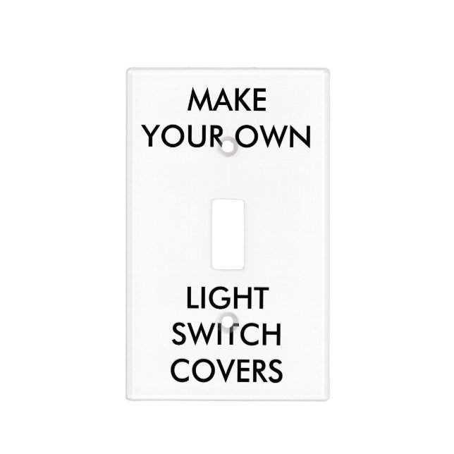 Custom Single Toggle Surround Light Switch Cover (Front)