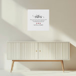 Custom Sister Definition Faux Canvas Print<br><div class="desc">Celebrate your sister with this adorable sister definition wrapped canvas.  Click the edit button to personalize this design with your own message and names.</div>