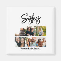 Custom Sisters Script 6 Photo Collage