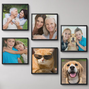 Custom Six Photos  Peel And Stick Photo Tile