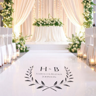 Custom Size Wedding Entrance Vinyl Floor Decal
