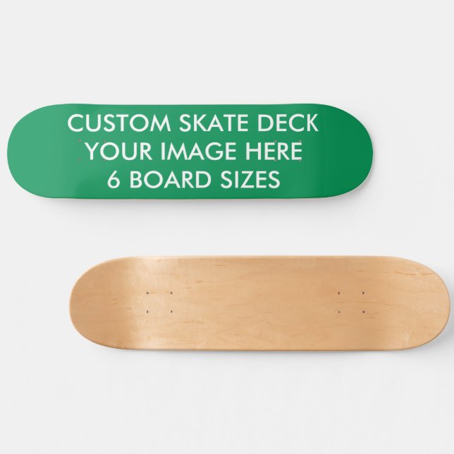 CUSTOM SKATE DECK 8 1/2" Skateboard MOSS GREEN (Horz)