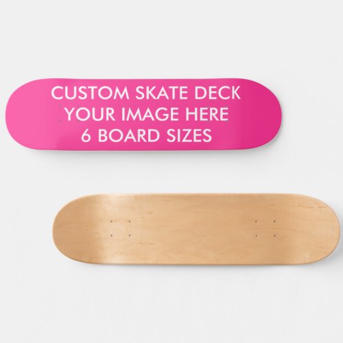 CUSTOM SKATE DECK 8 12 Skateboard STRAWB PINK