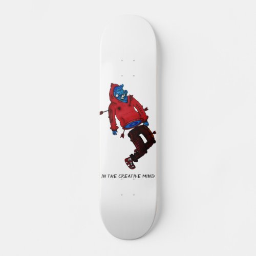 custom skateboard deck with an original design