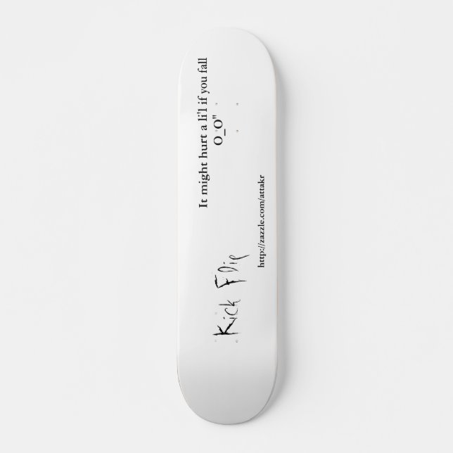 Custom skatebord skateboard deck (Front)